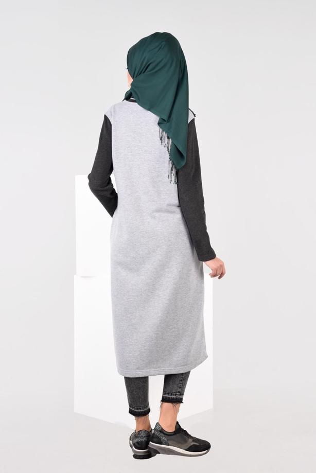 Vêtements hijab  ZIPPED SPORT TUNIC 6609 - TRENDTESETTÜR