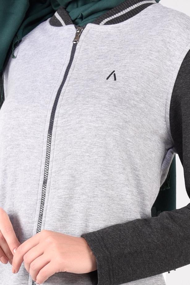 Vêtements hijab  ZIPPED SPORT TUNIC 6609 - TRENDTESETTÜR