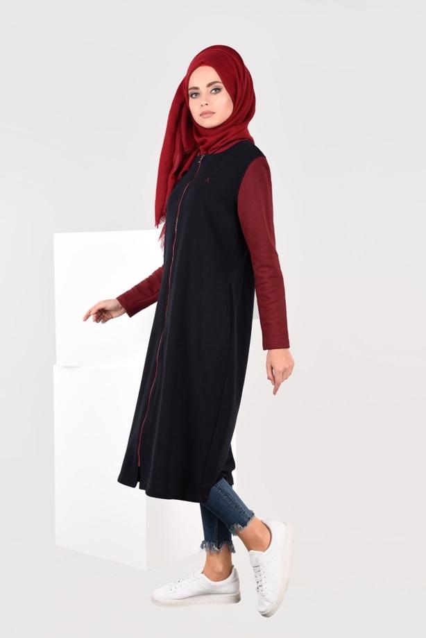 Vêtements hijab  ZIPPED SPORT TUNIC 6609 - TRENDTESETTÜR