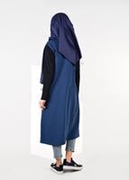 Tesettür giyim LACİVERT FERMUARLI EŞOFMAN TUNİK 6609 