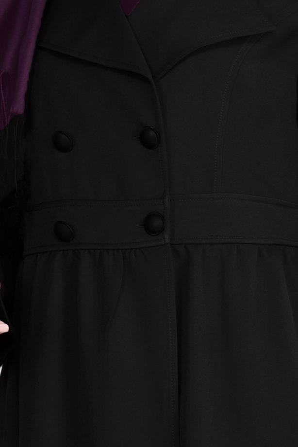 Vêtements hijab  BUTTONED TWILLED TRENCH-COAT 03107 - TRENDTESETTÜR