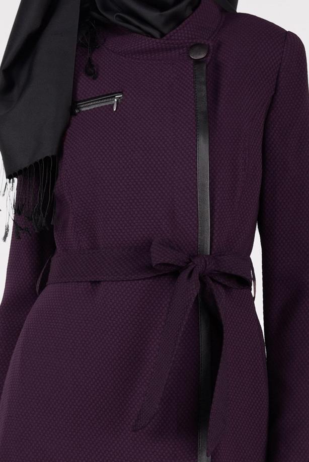 Hijab clothing  TAPE DETAILED TRENCH-COAT 1924 - TRENDTESETTÜR