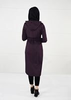 Tesettür giyim MÜRDÜM KEMER DETAYLI TRENÇKOT 1954