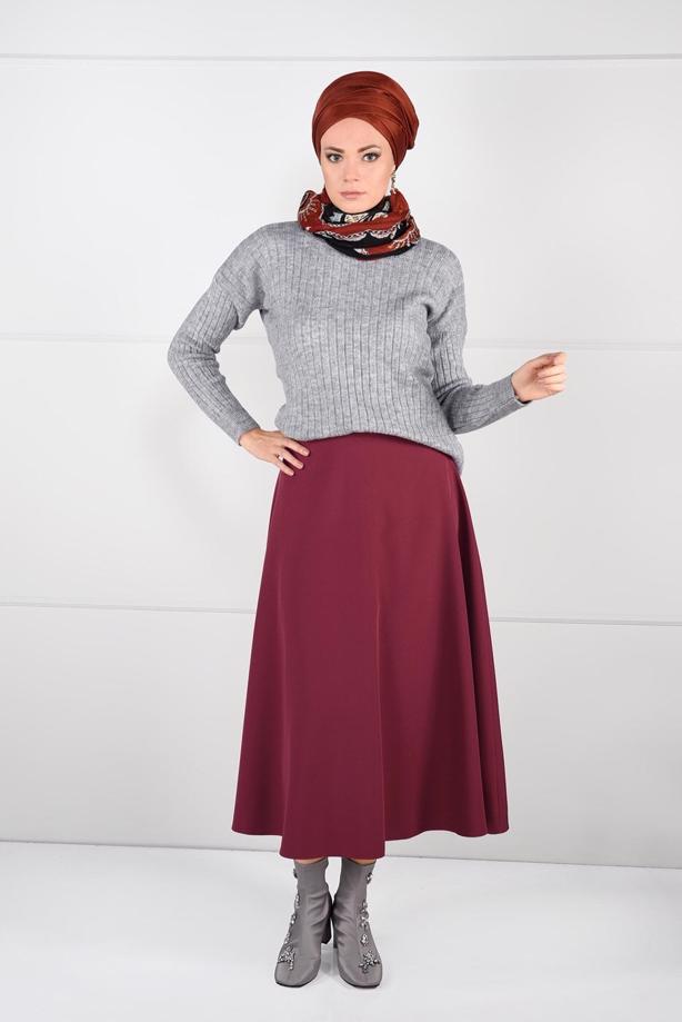 Vêtements hijab  CREW-NECK KNIT SWEATER 3091 - TRENDTESETTÜR
