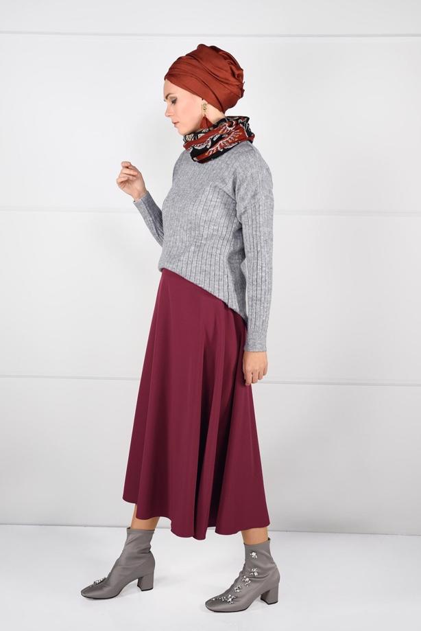 Vêtements hijab  CREW-NECK KNIT SWEATER 3091 - TRENDTESETTÜR