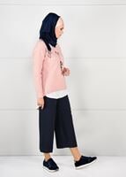 Hijab clothing POWDER CREW-NECK KNIT SWEATER 3091