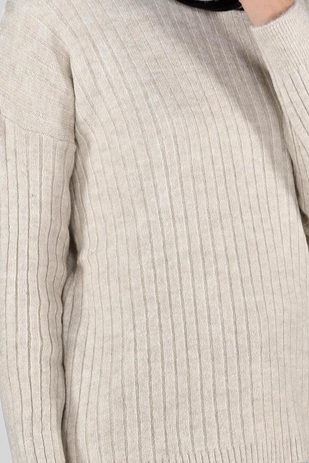 Vêtements hijab  CREW-NECK KNIT SWEATER 3091 - TRENDTESETTÜR