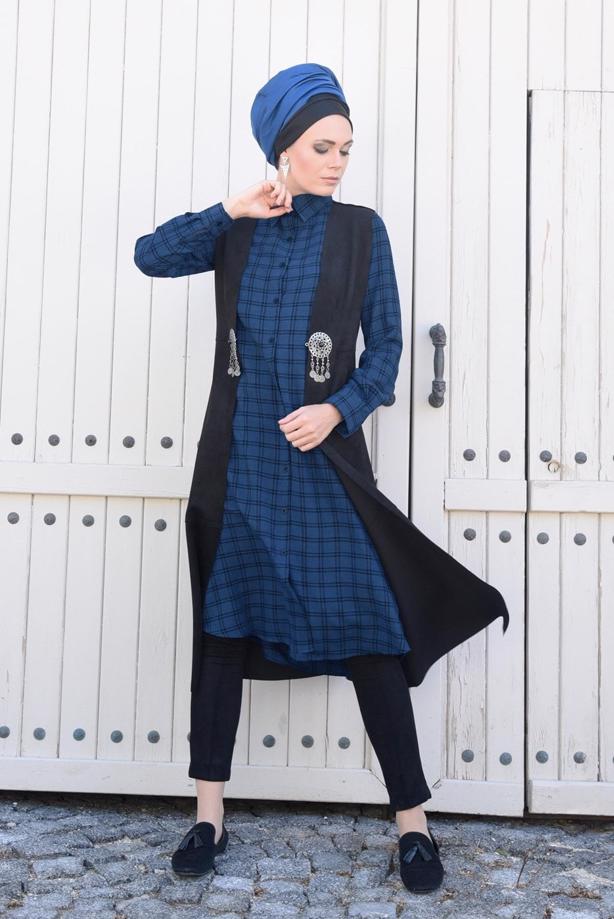 Vêtements hijab  LYCRA SUEDE VEST 2390  - TRENDTESETTÜR