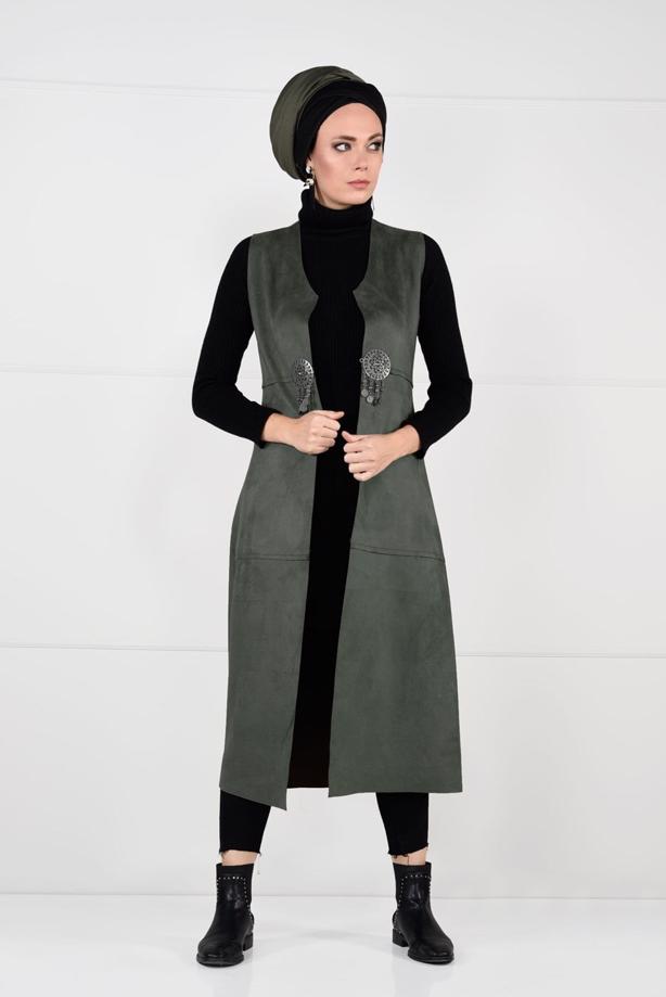 Vêtements hijab  LYCRA SUEDE VEST 2390  - TRENDTESETTÜR