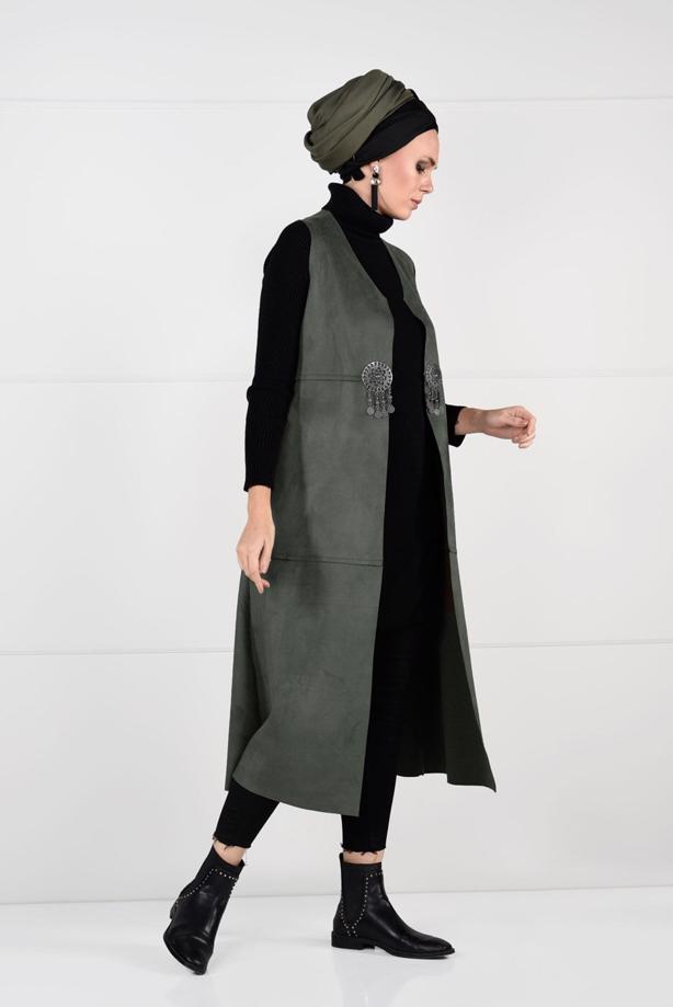 Vêtements hijab  LYCRA SUEDE VEST 2390  - TRENDTESETTÜR