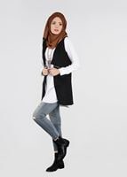 Tesettür giyim SİYAH 6648 YELEK