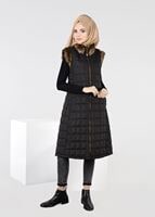 Tesettür giyim SİYAH PELUŞLU ŞİŞME YELEK 9707 