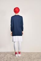 Tesettür giyim LACİVERT PENYE TUNİK 50115 