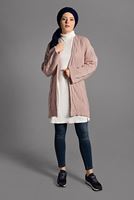 Tesettür giyim PUDRA SAÇ ÖRGÜLÜ TRİKO HIRKA 0919 