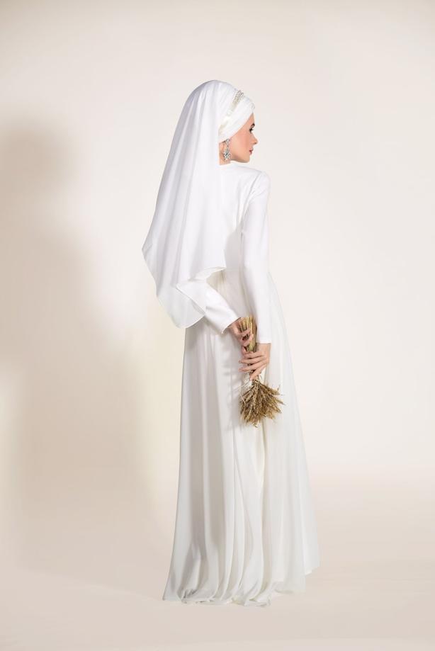 Vêtements hijab  Bead Embroidery Evening Dress T 09625  - TRENDTESETTÜR