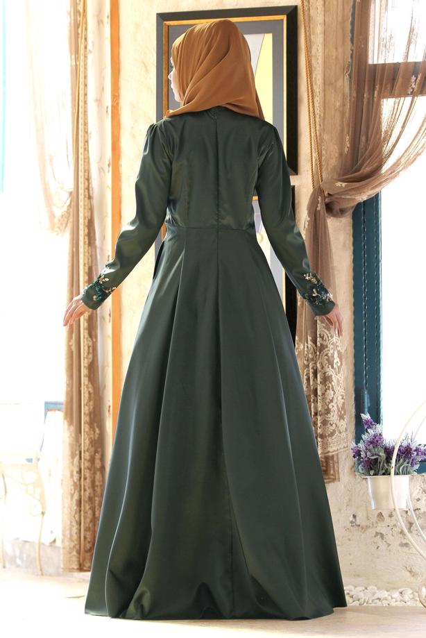 Vêtements hijab  SEQUINED EVENING DRESS 2191  - TRENDTESETTÜR