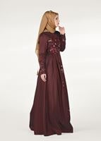 Vêtements hijab PRUNE ROBE DE SOIRÉE À PAILLETTES 2191