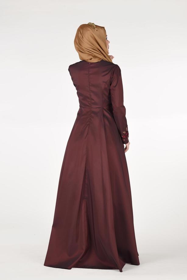 Vêtements hijab  SEQUINED EVENING DRESS 2191  - TRENDTESETTÜR