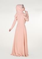 Vêtements hijab POUDRE Robe de Soirée T 3762
