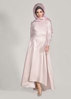 Vêtements hijab POUDRE ROBE DE SOIRÉE ARGENT 5655