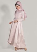 Vêtements hijab POUDRE ROBE DE SOIRÉE ARGENT 5655