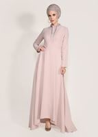 Vêtements hijab POUDRE ROBE DE NUIT BRODÉE 9372