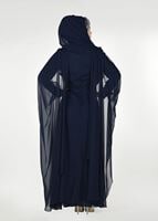 Vêtements hijab BLEU MARINE Robe de Soirée T 4881
