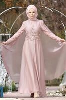 Vêtements hijab POUDRE Robe de Soirée T 4881