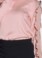 Vêtements hijab POUDRE CHEMISIER À VOLANTS 062310