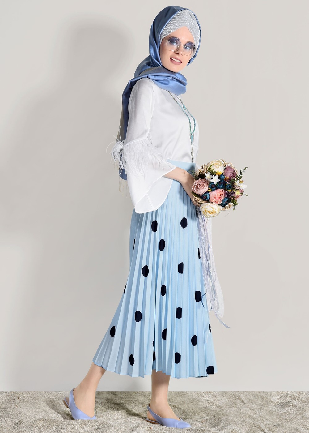 Vêtements hijab BLANC CHEMISIER 122310