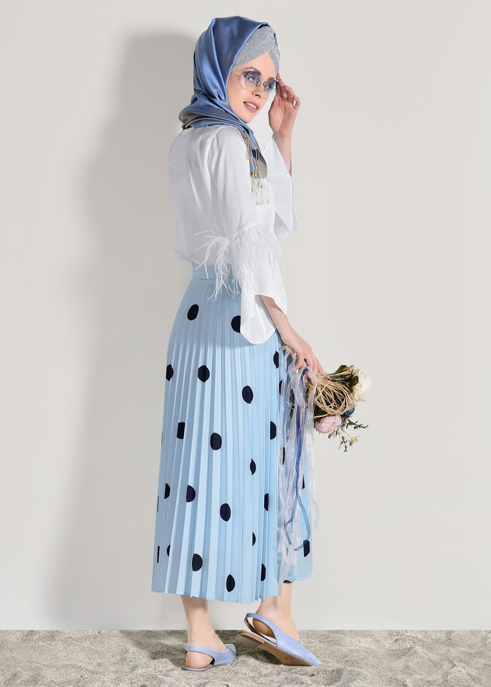 Vêtements hijab BLANC CHEMISIER 122310