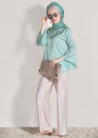 Hijab clothing GREEN BLOUSE 122310 