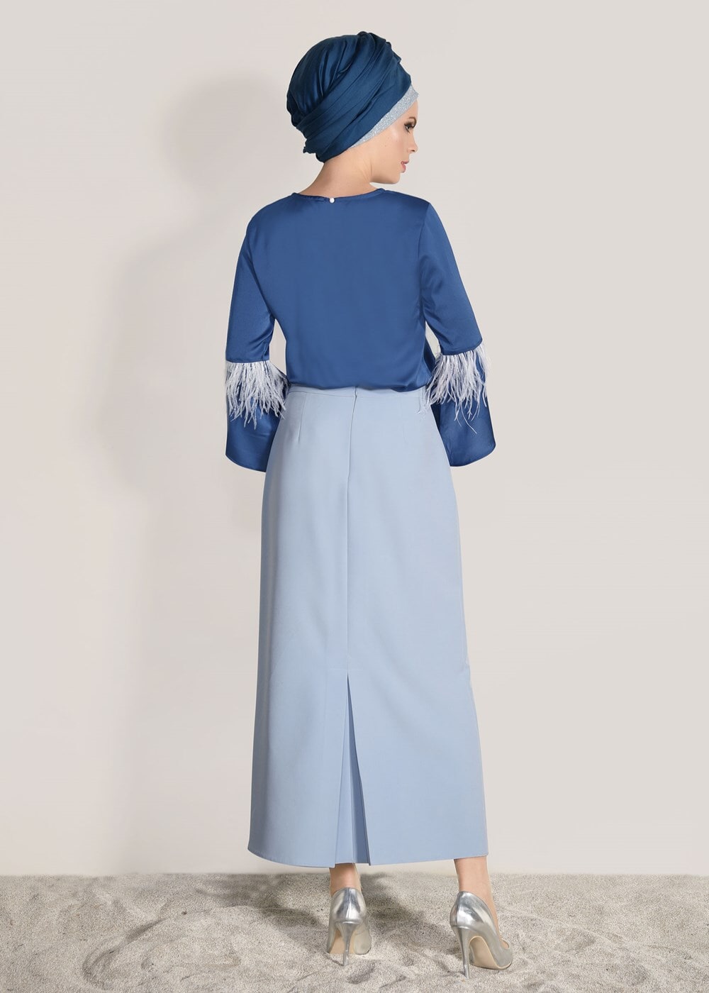 Vêtements hijab BLEU MARINE CHEMISIER 122310