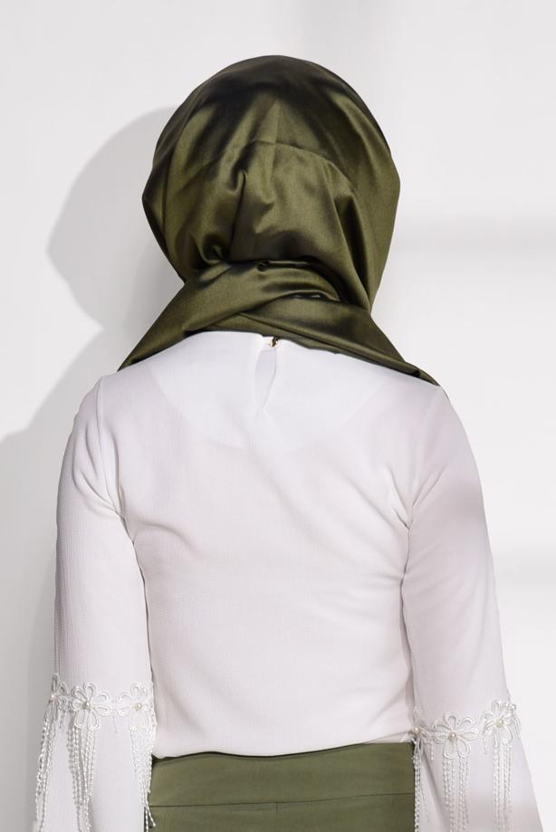 Hijab clothing  GUIPURE DETAIL BLOUSE 67508  - TRENDTESETTÜR