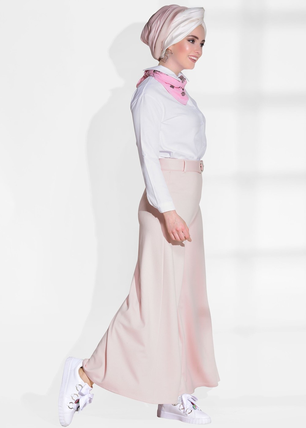 Vêtements hijab CRÈME CHEMISIER 0135