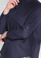 Hijab clothing NAVY BLUE BLOUSE 0135 