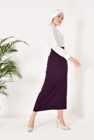 Vêtements hijab CRÈME BLOUSE COL ROND DÉTAIL GUIPURE 0165