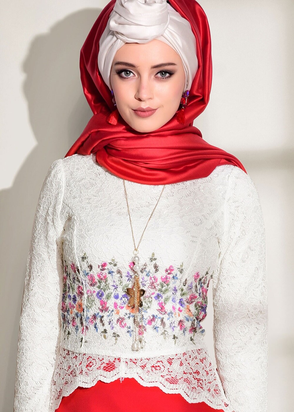 Vêtements hijab CRÈME CHEMISIER GUPP 909