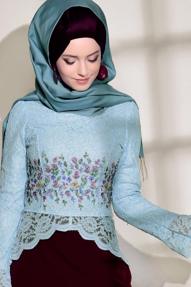 Vêtements hijab  GUIPURED BLOUSE 909  - TRENDTESETTÜR