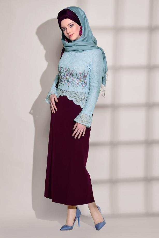 Vêtements hijab  GUIPURED BLOUSE 909  - TRENDTESETTÜR
