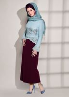 Vêtements hijab BLEU CHEMISIER GUPP 909