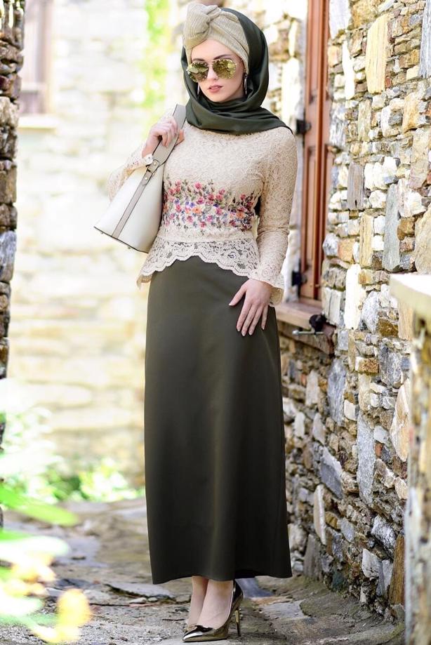 Vêtements hijab  GUIPURED BLOUSE 909  - TRENDTESETTÜR
