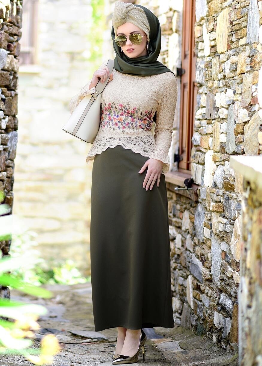 Vêtements hijab BEIGE CHEMISIER GUPP 909