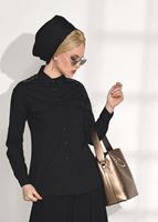 Vêtements hijab NOIR CHEMISIER SPORT 4424