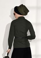 Vêtements hijab KAKI CHEMISIER SPORT 4424