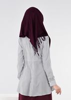 Tesettür giyim KREM PUANTİYELİ BLUZ 4543