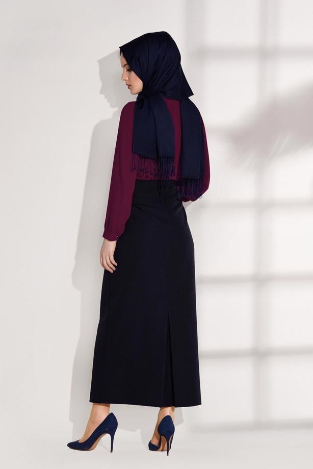 Tesettür giyim  DANTEL DETAYLI BLUZ 5207 - TRENDTESETTÜR