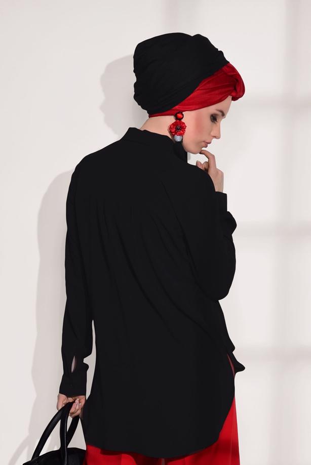 Vêtements hijab  ACCESSORY DETAIL BLOUSE T 6102  - TRENDTESETTÜR
