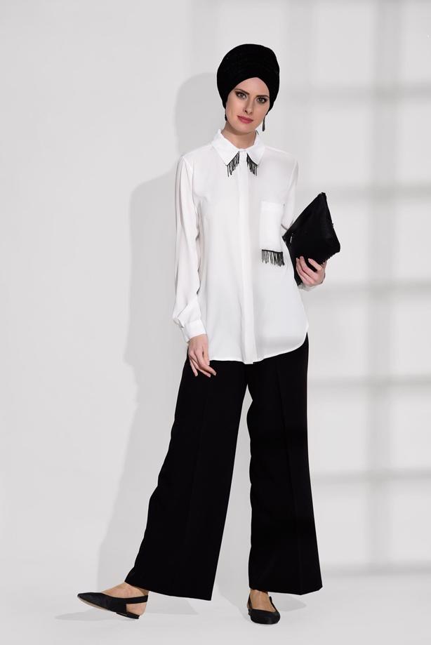 Vêtements hijab  ACCESSORY DETAIL BLOUSE T 6102  - TRENDTESETTÜR