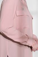 Tesettür giyim PUDRA CEP DETAYLI BLUZ 8202 